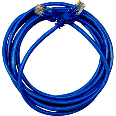 Патч-корд 1м UTP cat.5e, CCA, 24AWG, blue GEAR (GPC-UTPCCARJ45-1BE) Винница - изображение 2