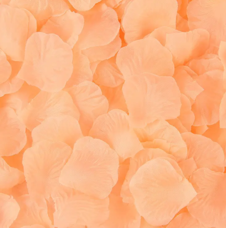 Пелюстки троянд штучні 200 штук 45 на 45 мм абрикосовий Київ