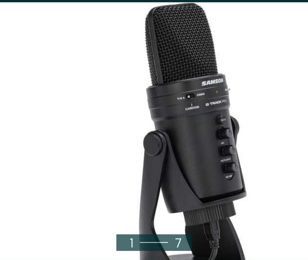 Мікрофон Samson G — Trask Pro-студійний USB на 24- bit/96 kNz пломбой. Харків - фото 1