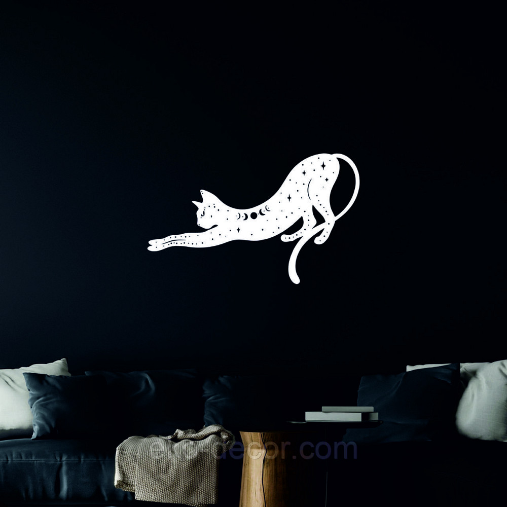 Декоративне настінне 3D Панно «Кіт» Декор на стіну з об'ємом Київ - фото 8