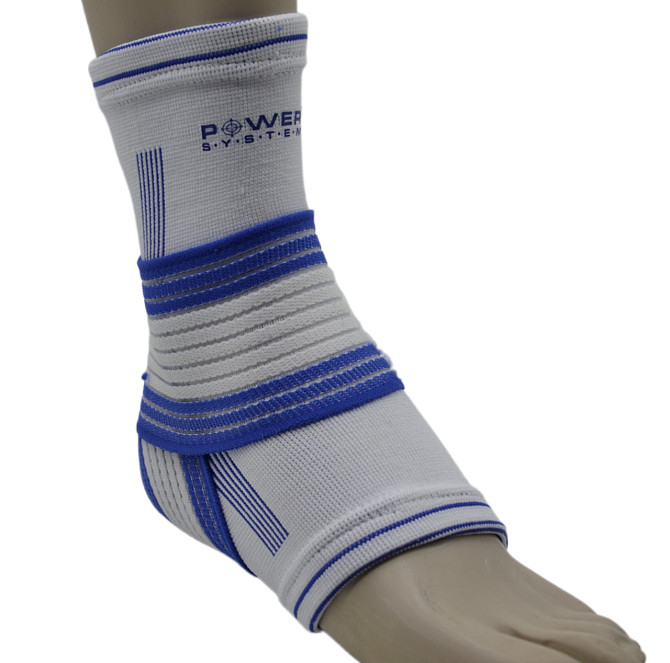 Бандаж на гомілкостоп Power System PS-6009 Ankle Support Pro Blue/White L/XL (1шт.) Каменское - изображение 3