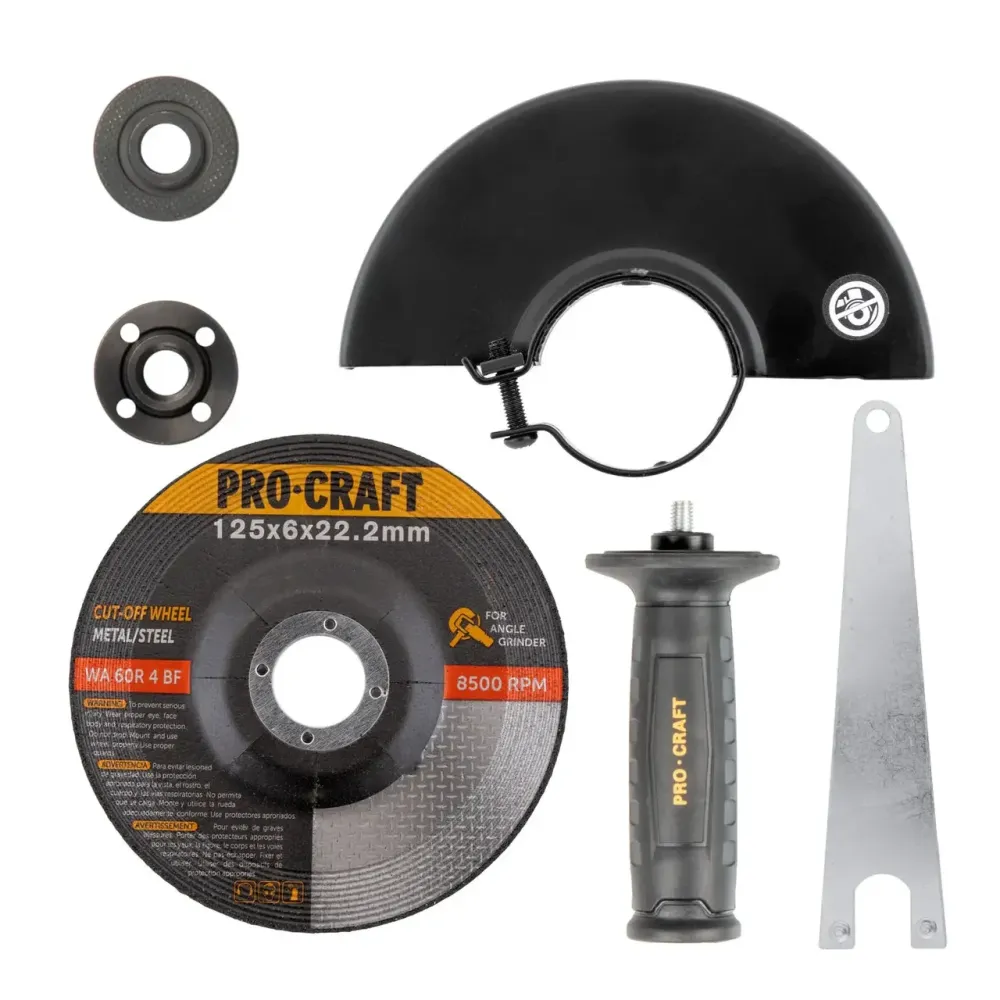 Болгарка з регулюванням обертів 125  Procraft PW‑2450 , Кутова шліфмашина  1300 Вт безщіткова  до 11000 об/хв Львів - фото 10