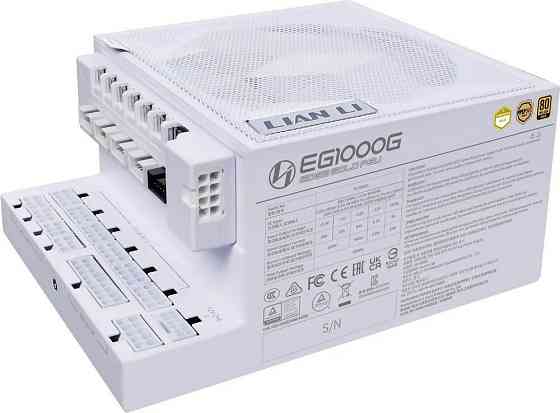 Блок питания Lian Li Edge Gold 1000W White with Hub, EU Cord (G9P.EG1000G.WH00.EU) ( 10121 ) Харьков