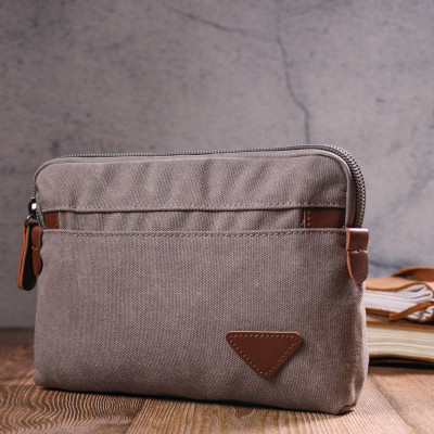 Сумка Vintage З текстилю Сіра (21259) Вінниця - фото 3