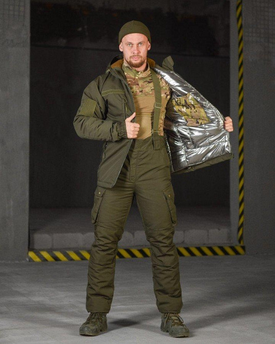 Зимовий тактичний костюм NORTHERN олива ВТ3756 Одеса - фото 2