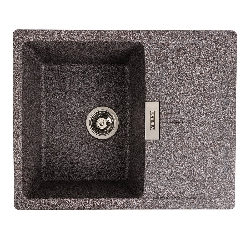 Гранітна мийка для кухні Platinum 6250 ZIRKONE матовий Мікс Коломия - фото 1