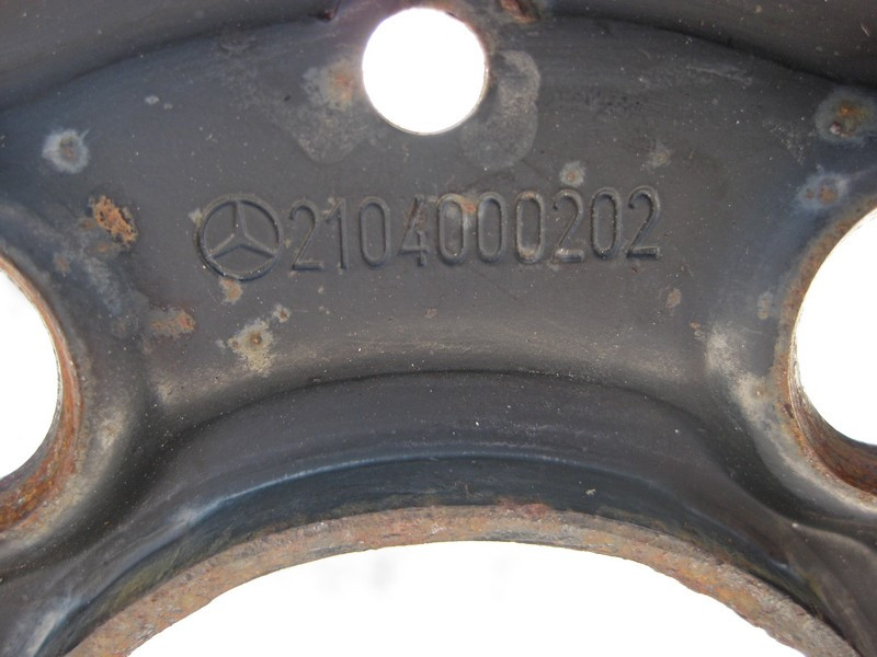 Mercedes-Benz  A2104000202 Колісний диск сталевий 6.5J R15 ET37 E-Class W210 Одеса - фото 3