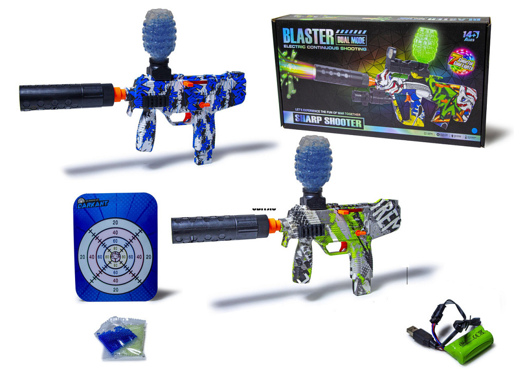 Автоматичний автомат на орбізах, на акумуляторі, кулі неонові - світяться у темряві, код 777-38Y Одеса - фото 2