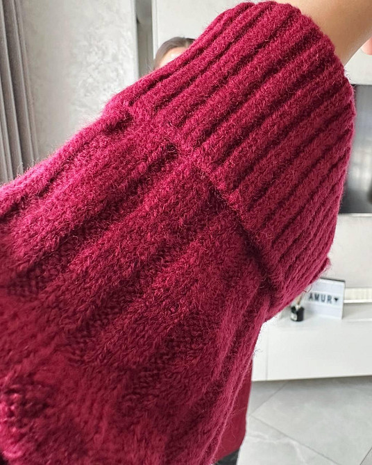 Жіночий теплий базовий костюм: светр та спідниця машинна в'язка + ангора Одеса - фото 7