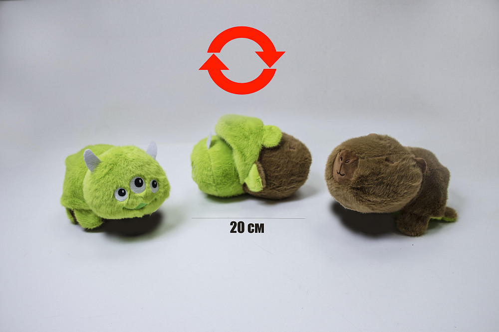 Дитяча м'яка іграшка-перевертень Капібара-Монстрік 20 см Одеса - фото 1