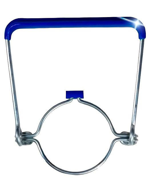 Ручка-тримач BRS для перенесення пляшок сталева Blue Київ - фото 1