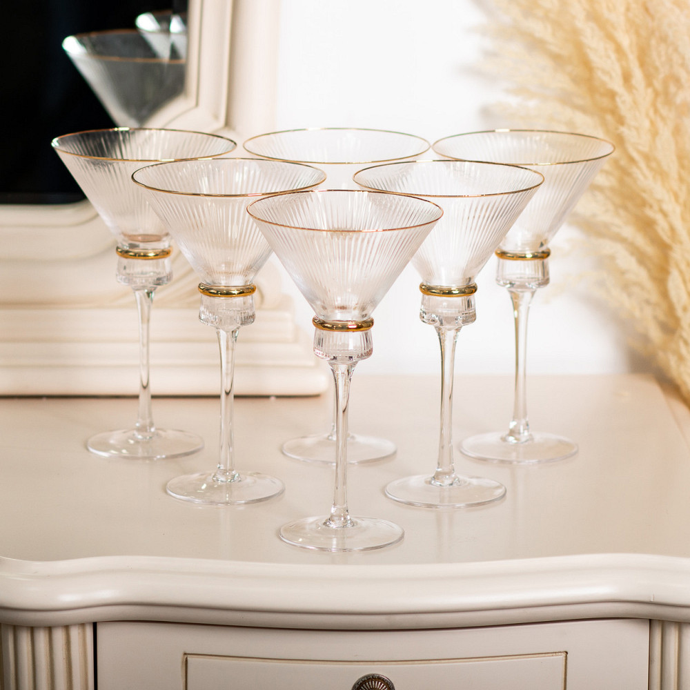 Набір з шести бокалів для мартіні 300 мл Київ - фото 3