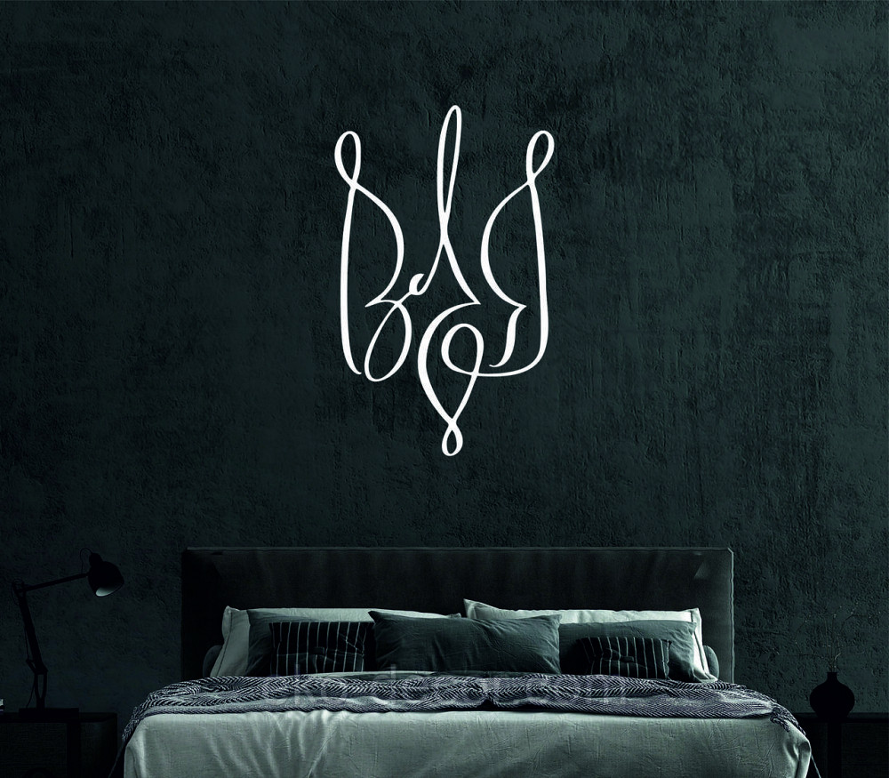 Декоративное настенное Панно «Герб Украины» Декор на стену 110*68 см, Белый Киев - изображение 3