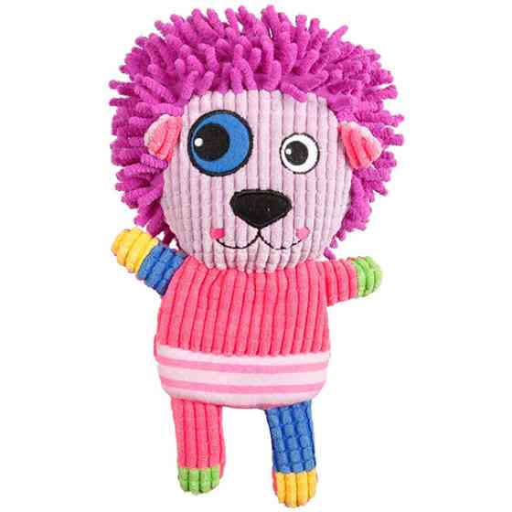 Flamingo Corduroy Lion ФЛАМИНГО ВЕЛЬВЕТОВЫЙ ЛЕВ мягкая игрушка с пищалкой для собак Киев