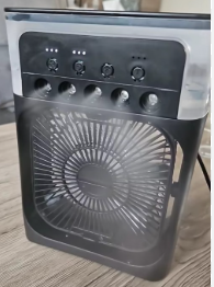 Портативний вентилятор зволожувач повітря 3в1 з нічником Вінниця