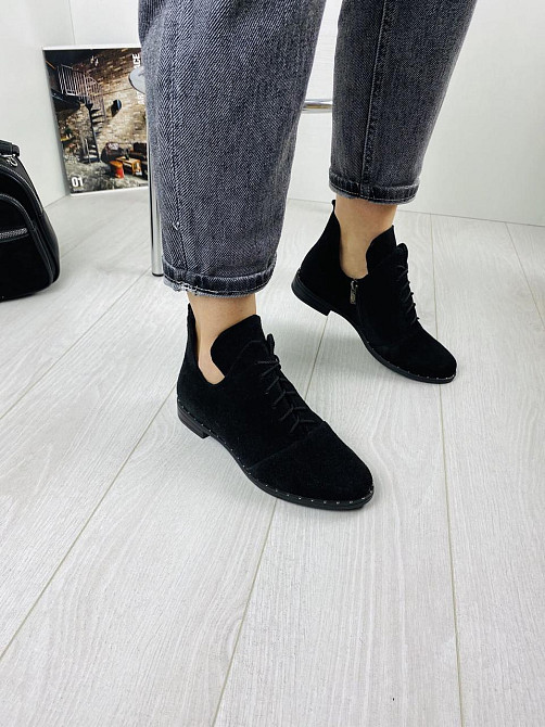 Жіночі черевики Odzi чорні натуральна замша 36р.37р.38р. (БТ/02) (1236) Коломыя - изображение 6