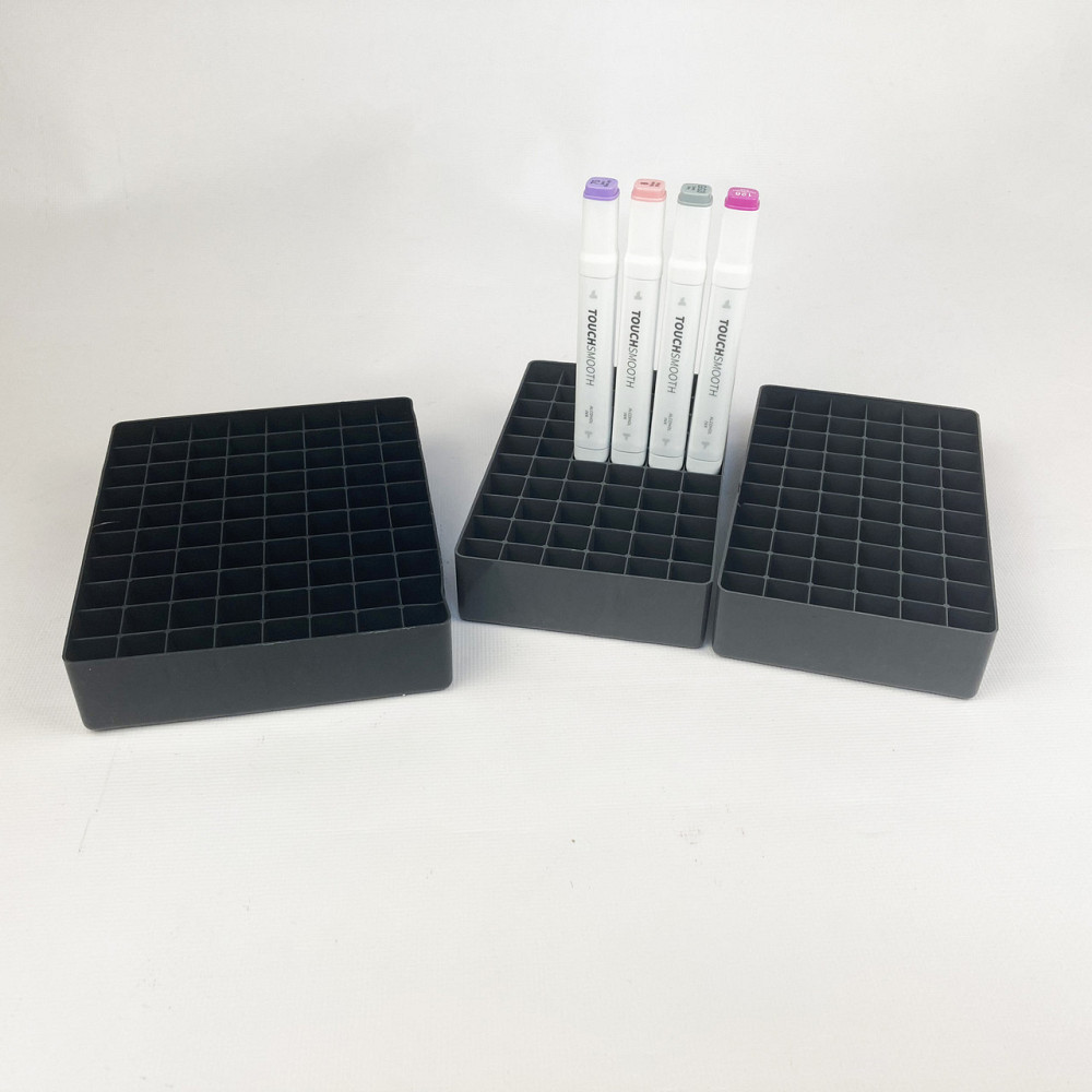 Підставка для маркерів органайзер для канцелярського приладдя на 200 відділень Чорна Кам'янець-Подільський - фото 2