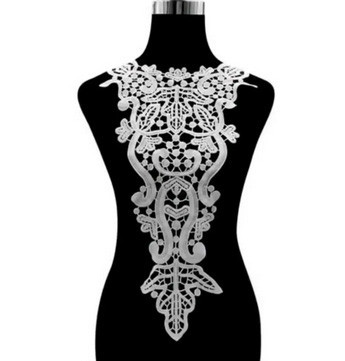 Аплікація на платті біла ажуна Київ - фото 1