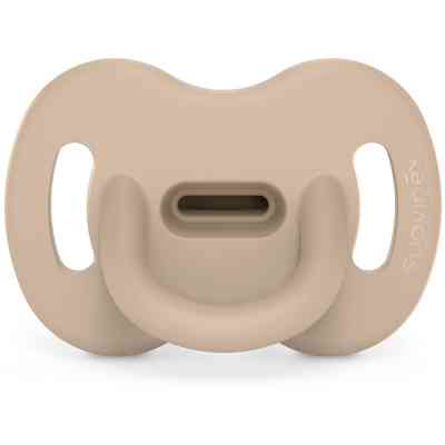 Пустышка Suavinex Colour Essence силіконова фізіологічна, 0-6 місяців бежева (308600) Винница