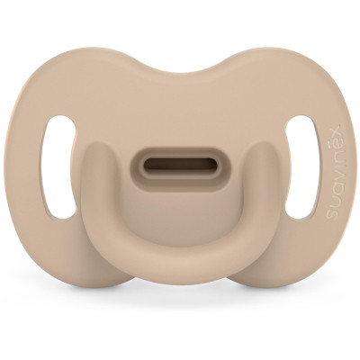 Пустышка Suavinex Colour Essence силіконова фізіологічна, 0-6 місяців бежева (308600) Винница - изображение 1