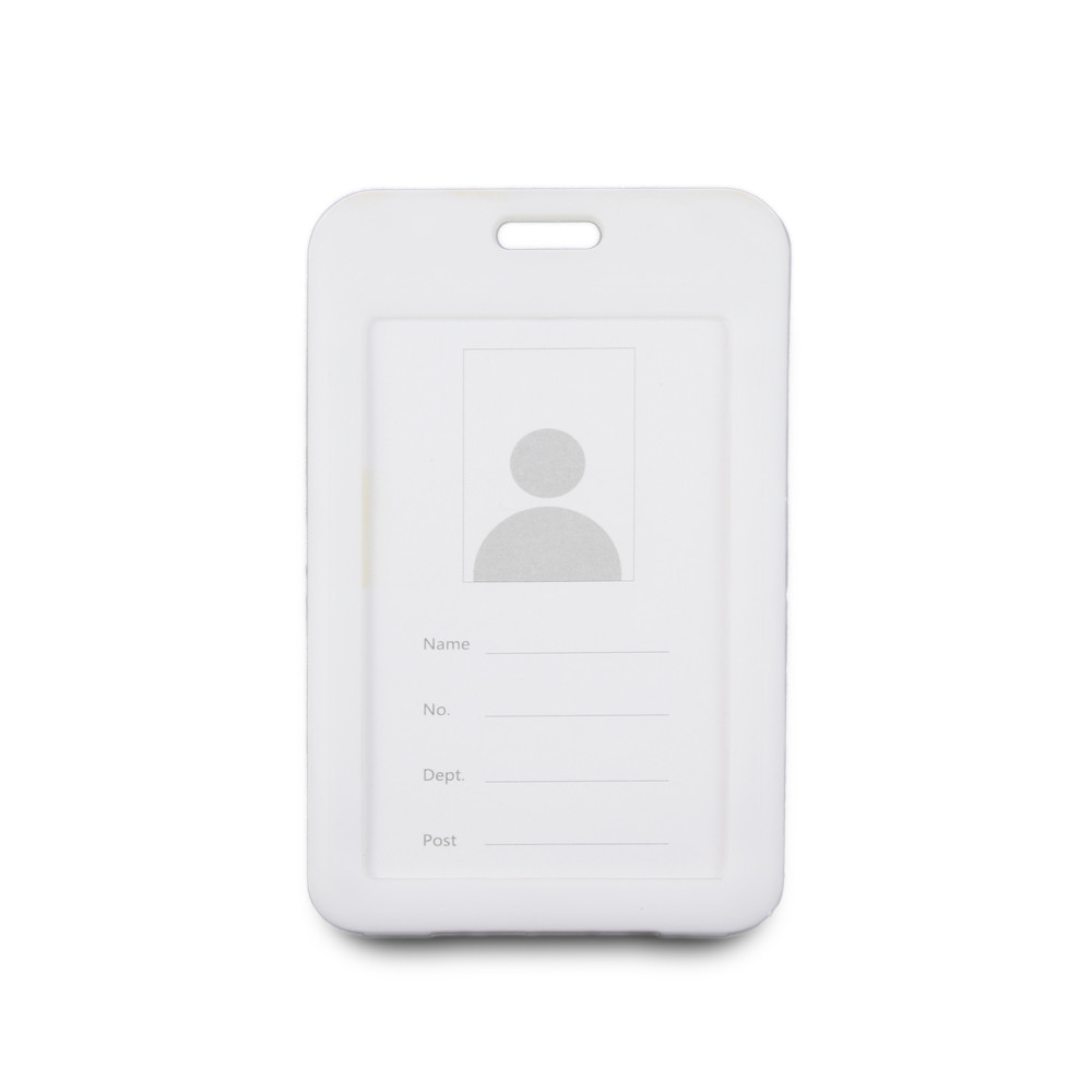 Бейдж на шнурку, вертикальний, колір білий – ATIS, 111 x 69 x 5 мм Киев - изображение 2