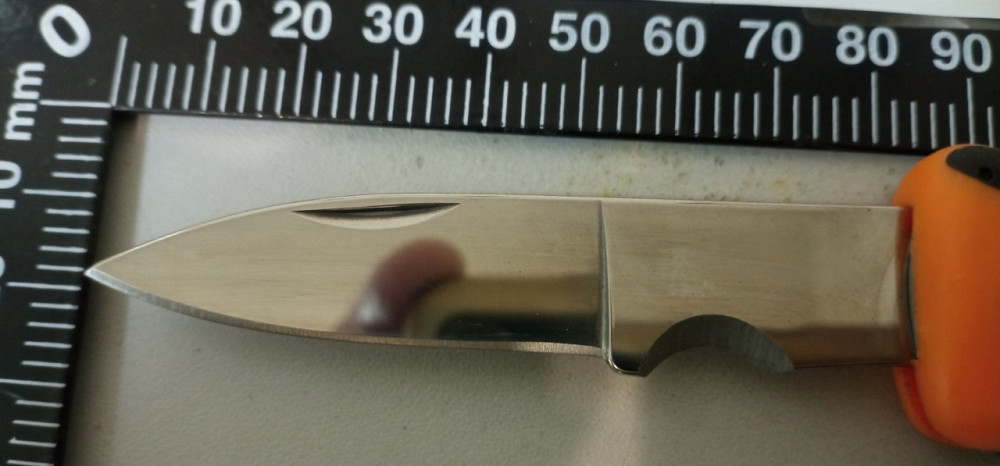 Монтерський складаний ніж (цизорик) "Beta" лезо з нержавіючої сталі Київ - фото 3