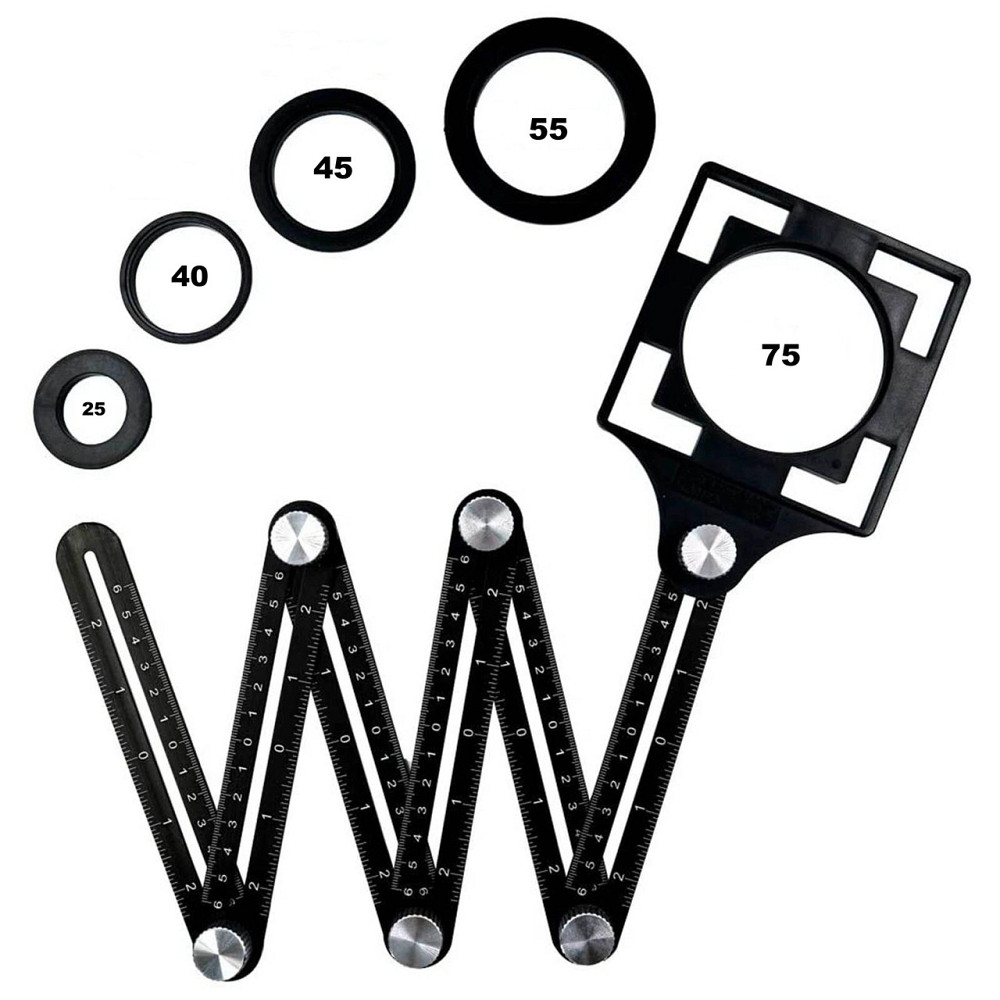 Шаблометр,шаблон для плитки,локатор для плитки,линейка шабломер,шаблон для разметки плитки JNZ (98745588) Киев - изображение 1