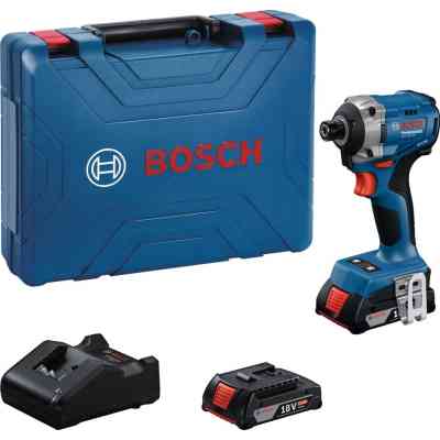 Гайковерт Bosch GDR 18V-215 18V, 2х2Ah, 3800об/мин, 215Нм, M6-M16, кейс (0.601.9N2.022) Винница