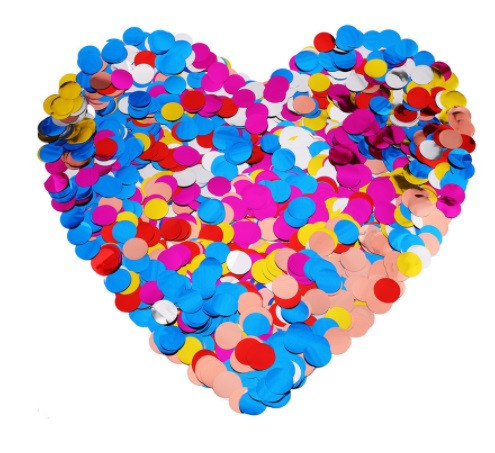 Конфетти в шарики круглые из фольги 10 г 25 мм разноцветный Киев - изображение 2