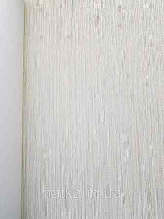 Шпалери вінілові на паперовій основі Zambaiti C88142 ABITAT смуги під бамбук молочний бежевий з зеленим Київ