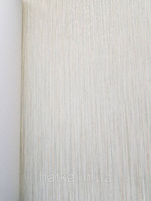 Шпалери вінілові на паперовій основі Zambaiti C88142 ABITAT смуги під бамбук молочний бежевий з зеленим Київ - фото 4