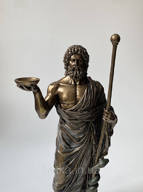 Статуэтка Veronese Гиппократ великий врач 32,5*14  см полистоун с бронзовым покрытием 72739A4 Киев - изображение 7