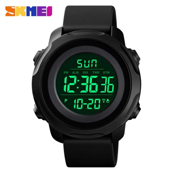 Мужские спортивные часы Skmei 1540 Черный Винница