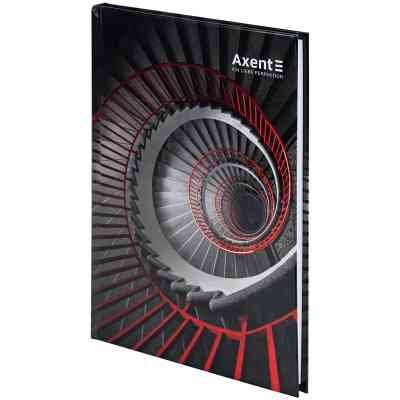 Книга записная Axent R&B Ladder А5, 96 листов, клетка, твердая обложка (8457-6-A) Винница
