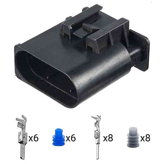 Роз'єм конектор 14-кон., Фара, 1-2294952-2, A0005459619, 0005459619, TE Германия Багато Mercedes-Benz Київ