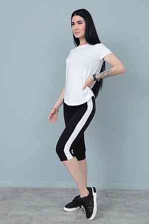 Спортивний костюм з бриджами "Dion" оптом | Батал Білий, 54-56 Київ