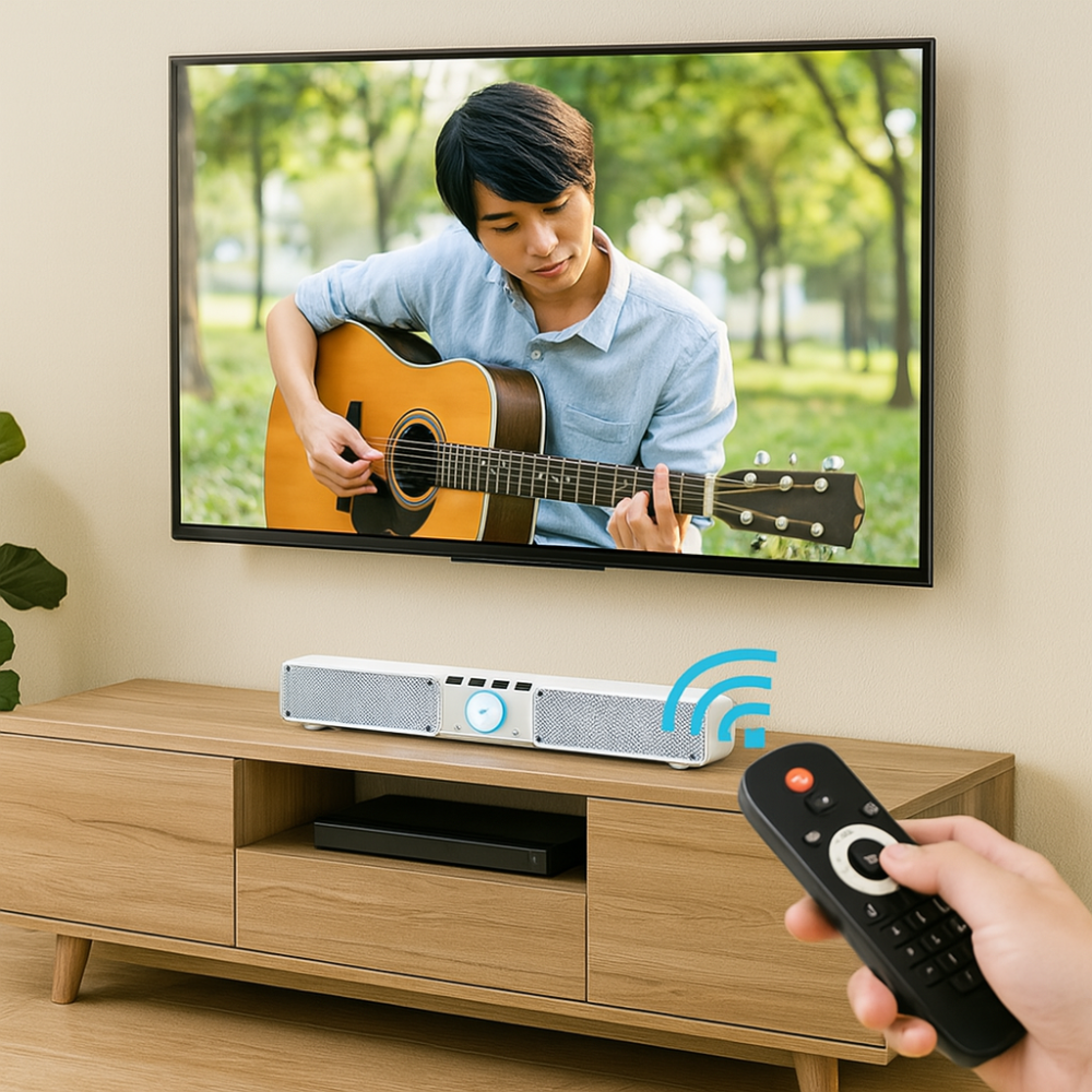 Мобильная колонка с пультом и Bluetooth,SOUNDBAR Q10 SBR Киев - изображение 2