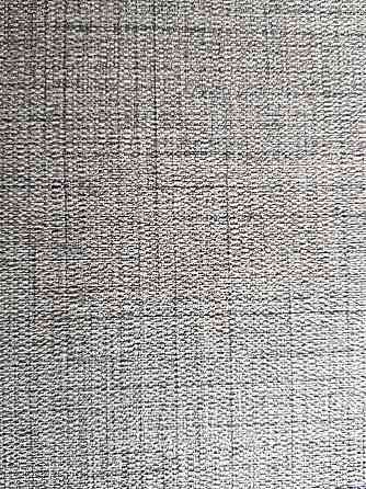 Шпалери метрові вінілові на флізелін Grandeco Poem однотонні структурні під тканину мішковина зелені з сірим Київ