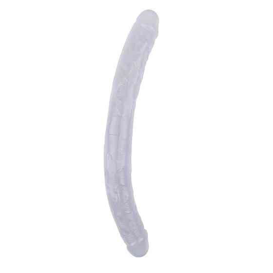 Фаллоимитатор реалистичный двухсторонний Chisa Hi-Rubber, прозрачный Sex Aura Киев