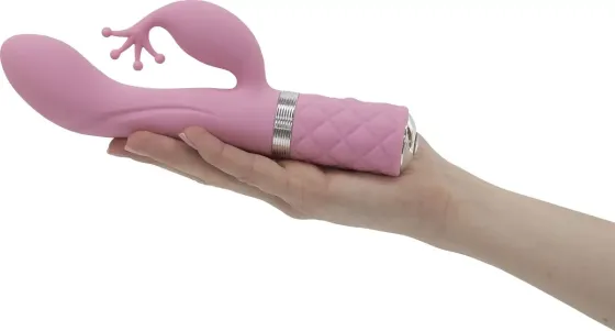 Розкішний вібратор-кролик Pillow Talk - Kinky Pink з кристалом Сваровські, потужний Львів