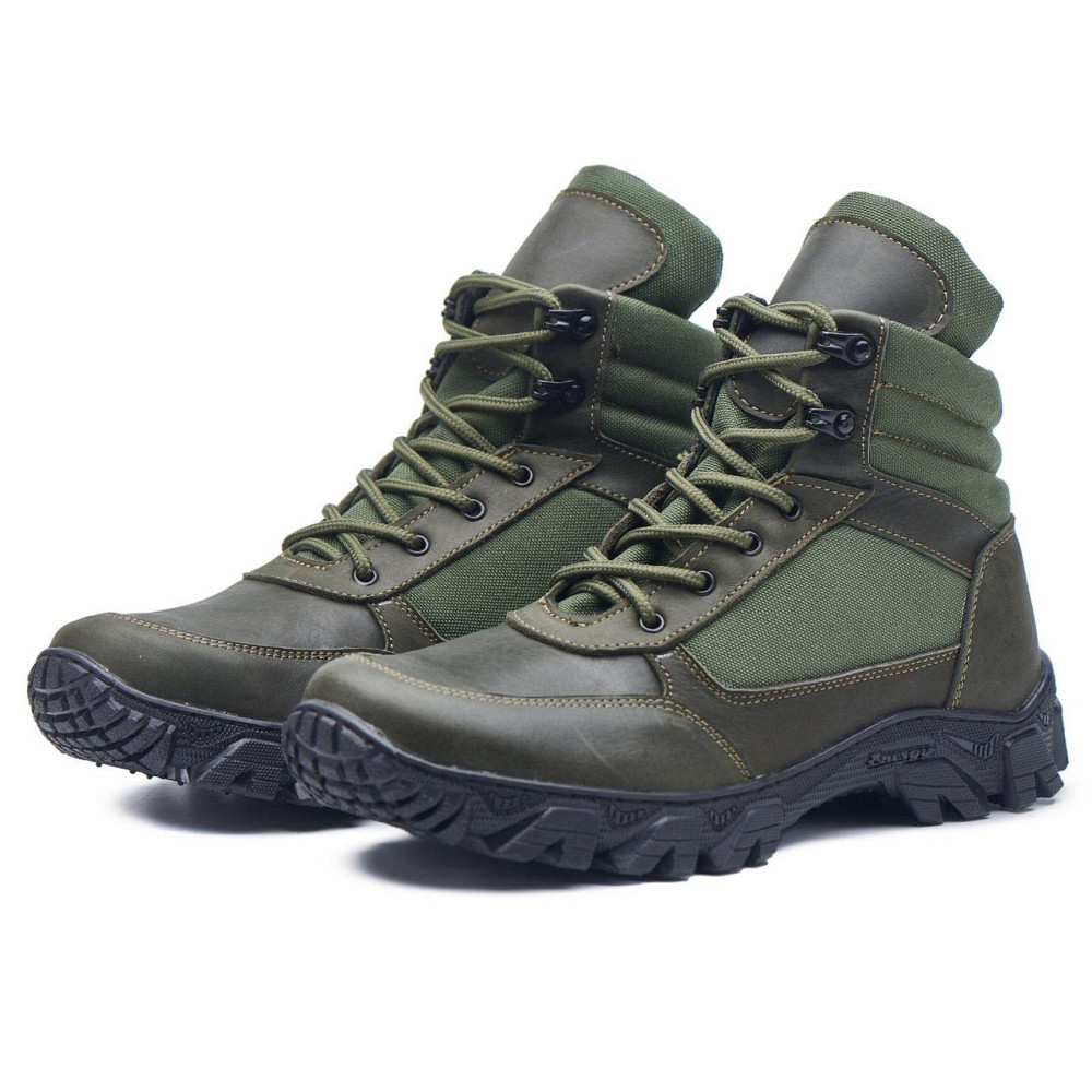 Тактические ботинки, кожаные, кордура.Прочные ЗСУ 36 (23,3) 41 (27) Харків - фото 2