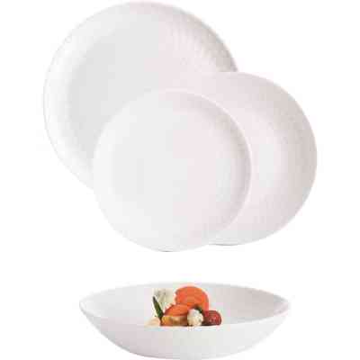 Столовий сервіз Luminarc Pampille Білий 18 предметів (Q6153) Вінниця