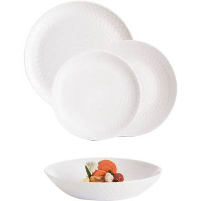 Столовий сервіз Luminarc Pampille Білий 18 предметів (Q6153) Вінниця - фото 2