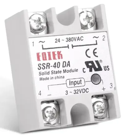 Реле SSR-40DA 40А для нагревателей DC-AC Киев