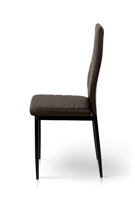 Стілець Ріо, чорний/шкірзам темний шоколад Київ - фото 3