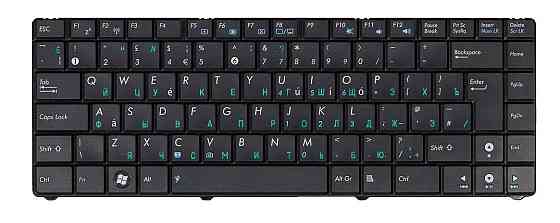 Клавиатура для ноутбука Asus (N20, N20A, N20H) Black, RU Вінниця