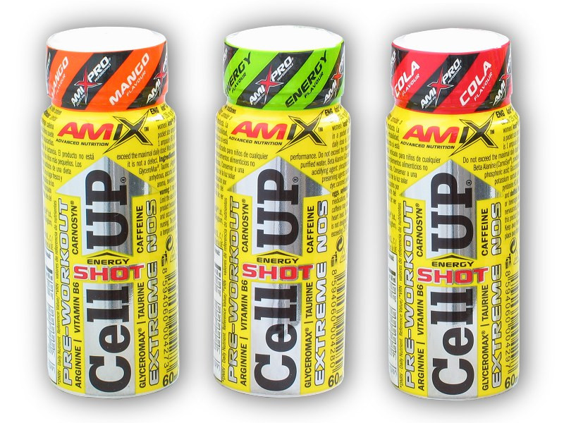Предтренировочный напиток Amix Nutrition CellUP Shot 60 ml (Original Energy) Луцк - изображение 4