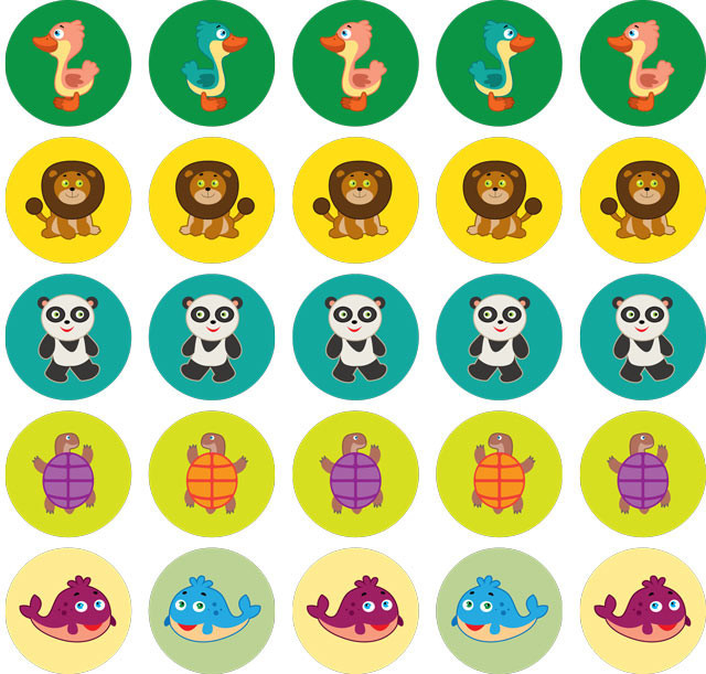 Детская развивающая книга Мама и малыши 