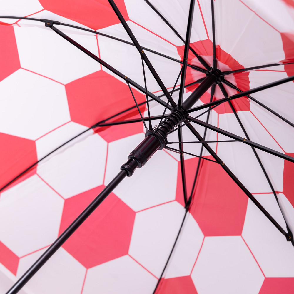 Дитячий напівавтоматичний зонт-трость червоний 82 см Київ - фото 5