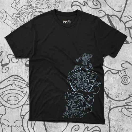 Футболка чоловіча з  принтом Ван Пис Luffy Sun God Розмір 48 Anime0154 Дніпро